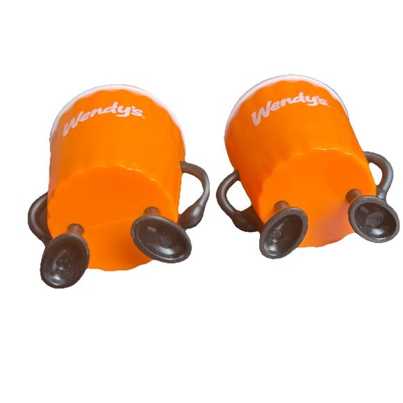 2025 Wendy's Frosty Frights Orange Ice Patch Lot Of 2 Figures Only, Kidcore Fun - Picture 5 of 7